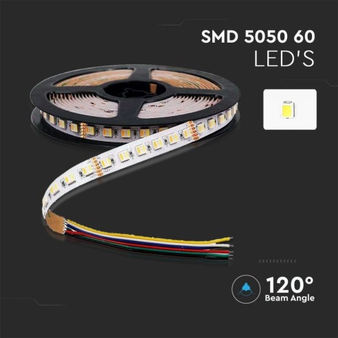 Led-Streifen 24V, RGB + weiß,...