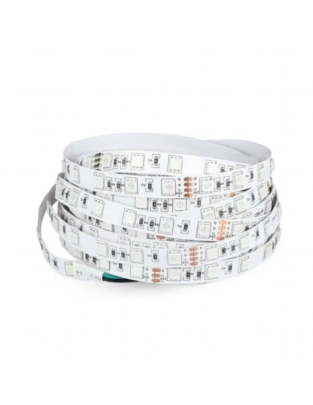 Led-Streifen 24V, RGB, SMD5050, 7W/m, 60 leds/m, IP20, Breite 10mm - V-TAC VT-5050