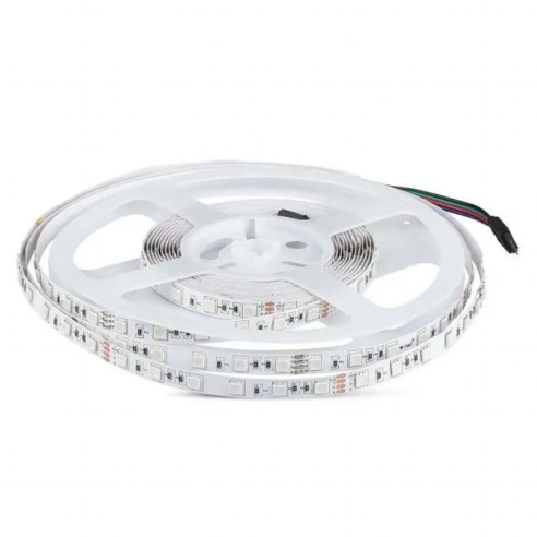 Ledstrip 24V, RGB, SMD5050, 7W/m, 60...