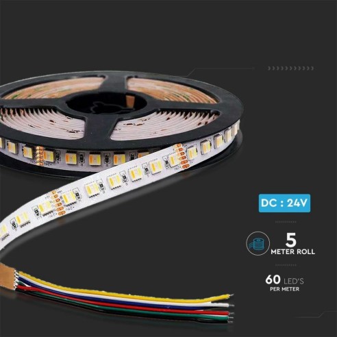  Led strip 24V, RGB and white,...