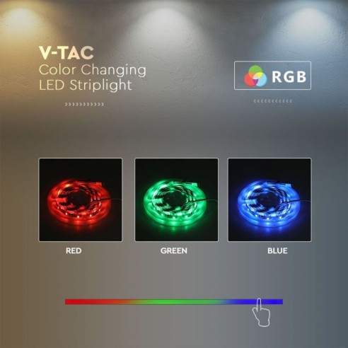  Led strip 24V, RGB and white,...