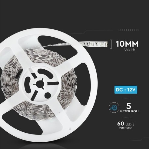 Tira de leds 12V, blanco cálido...