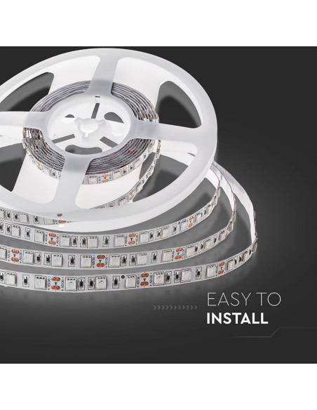 Led-Streifen 12V, warmweiß 2200K, SMD5050, 10.8W/m, 60 leds/m, IP20, Breite 10mm - V-TAC VT-5050