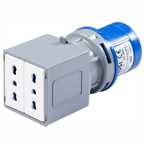 Adapter van industriestekker 230V...