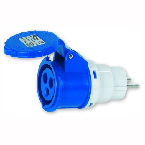 Adapter from 16A schuko plug to 230V...