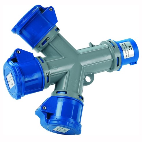 Multiplier from industrial plug 230V...