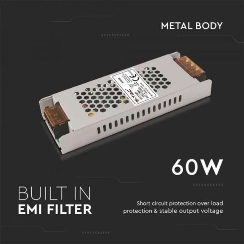 Switching power supply in metal...