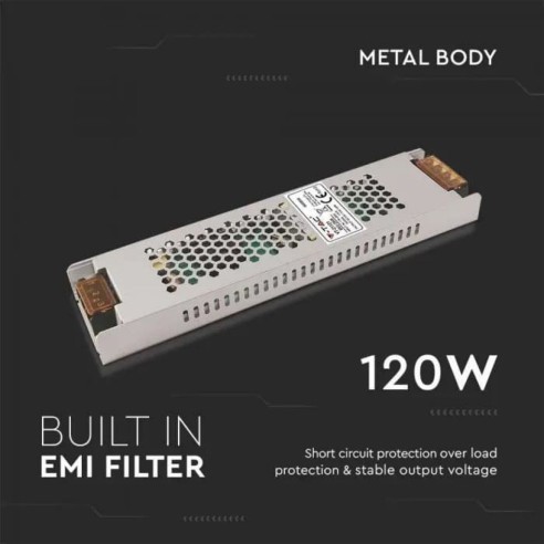 Switching power supply in metal case,...