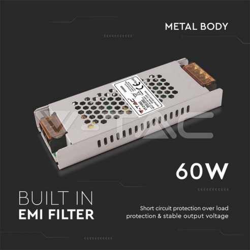 Switching power supply in metal...