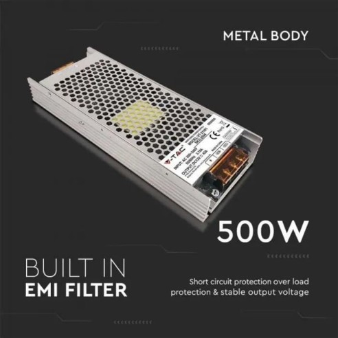 Switching power supply in metal...