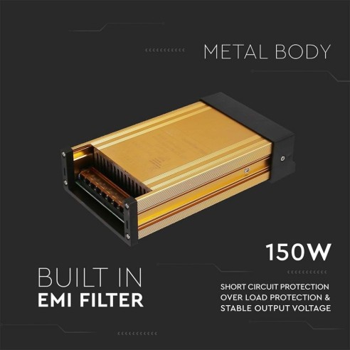 Switching power supply in metal...