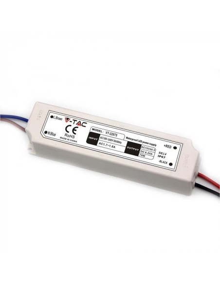 Schaltnetzteil, 75W, AC 100-240V, DC 12V 6A, IP67 - V-TAC 3235 VT-22075