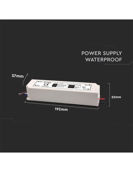 Schaltnetzteil, 100W, AC 100-240V, DC 12V 8A, IP67 - V-TAC 3236 VT-22101