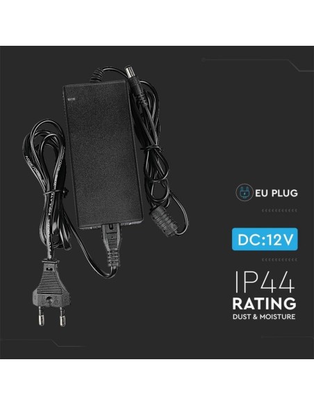 Switching power supply unit 12Vdc 5A, plug 5.5x2.1mm - V-TAC 3239 VT-23061