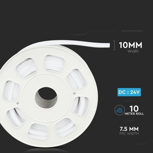Strip led Neon Flex 24V, 10 metri,...