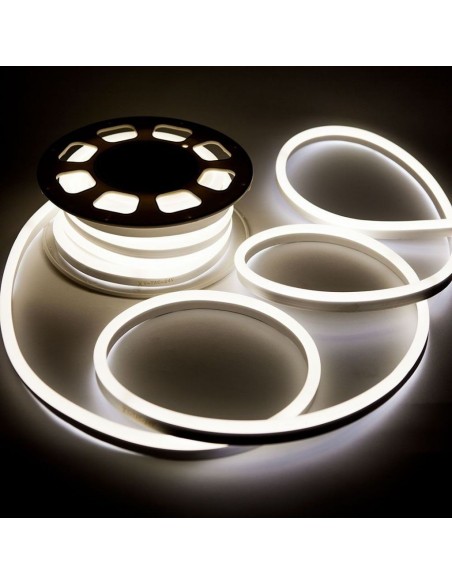 Neon Flex LED Strip 24V, 10 meter, SMD2835, 8W/m, 120 leds/m, IP65, breedte 9mm - V-TAC VT-2835