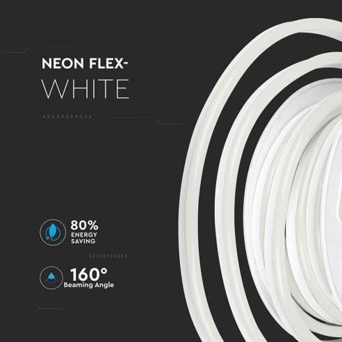 Neon Flex LED-Streifen 24V, 10 Meter,...
