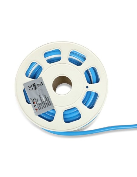 Bande LED Neon Flex 24V, 10 mètres, SMD2835, 8W/m, 120 leds/m, IP65, largeur 9mm - V-TAC VT-2835