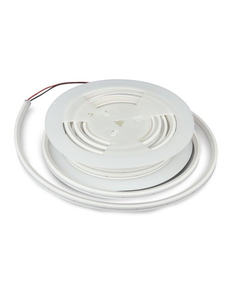 Bande LED Neon Flex 24V, 10 mètres, SMD2835, 13W/m, 120 leds/m, IP65, largeur 8mm - V-TAC VT-559
