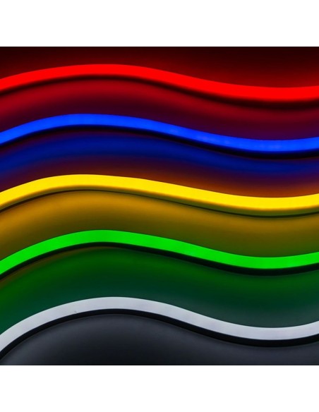 Neon Flex LED-Streifen 24V, 10 Meter, SMD2835, 6,5W/m, 126 leds/m, IP68, Breite 8mm - V-TAC VT-554
