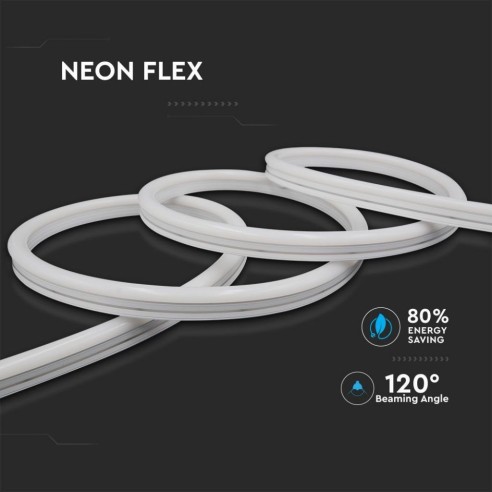 Tira LED Neon Flex 24V, 10 metros,...