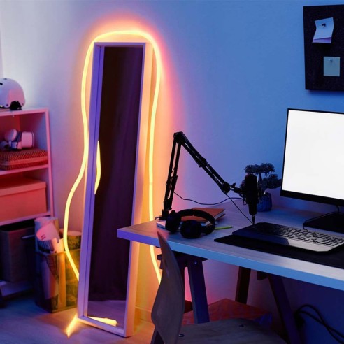 Tira LED Neon Flex 24V, 10 metros,...