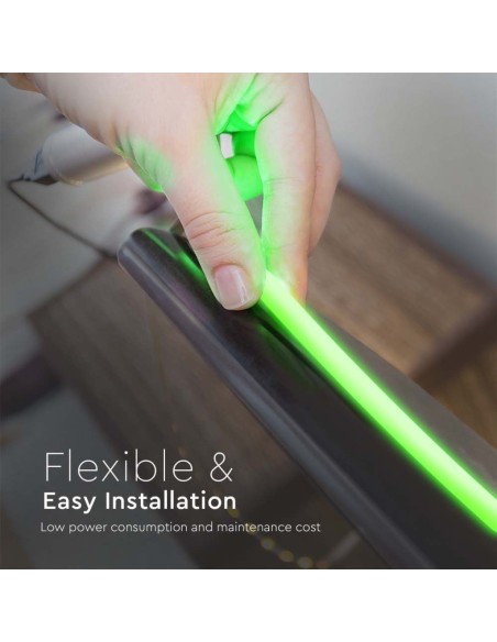 Neon Flex LED Strip 24V, 10 meter, SMD2835, 12W/m, 240 leds/m, IP20, breedte 25mm - V-TAC VT-551