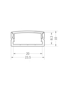 Aluminium profiel voor LED... 2