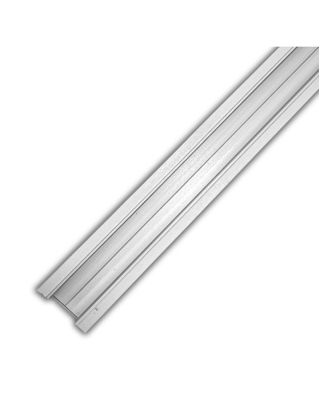 Perfil empotrable de aluminio para tiras LED, blanco, 2000x50x35mm, lineal, cubierta satinada - V-TAC 2871 VT-8126