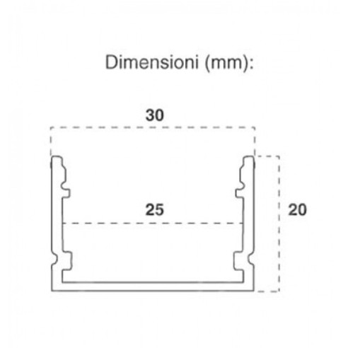 Aluminium profile for LED strips,...