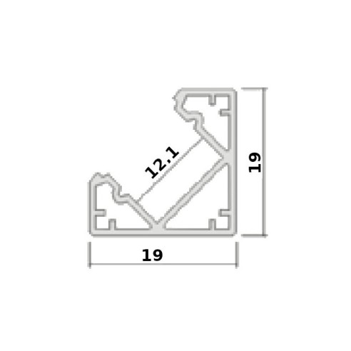 Aluminium profile for LED strips,...