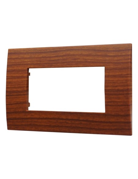 Plaque série Venus, 4 modules, plastique, bruyère, compatible avec la série Vimar Arkè - Ettroit VA83403