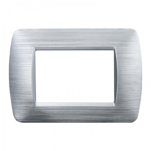 Space series plate, 3 modules, satin...