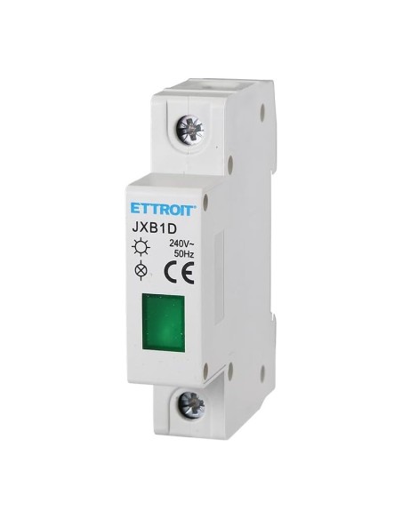 Led indicador luminoso, verde, 1 módulo, 220Vac - Ettroit JXB1D-21