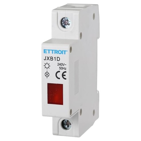 Led-Kontrollleuchte, rot, 1 Modul,...