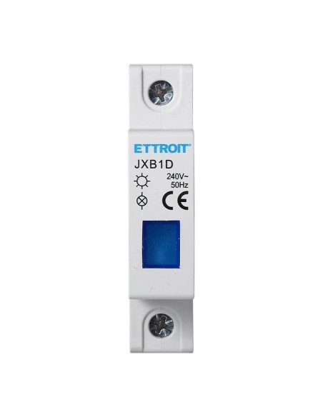 Led-knipperlicht, blauw, 1 module, 220Vac - Ettroit JXB1D-19
