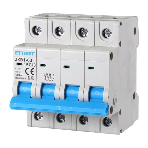 Interruttore magnetotermico 4P, 4...