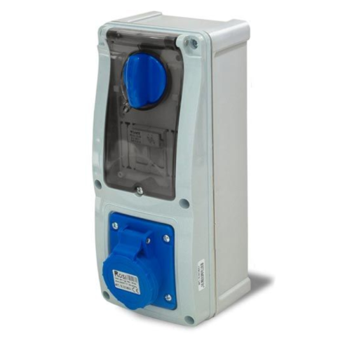 Vertical interlocked socket outlet...