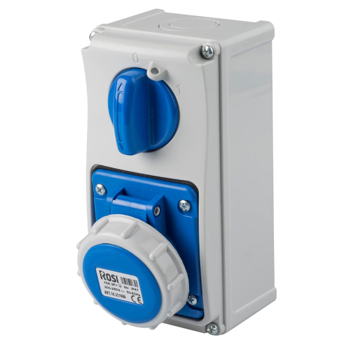 Vertical interlocked socket outlet...