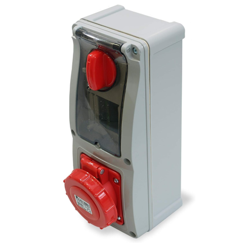 Toma de corriente vertical con...