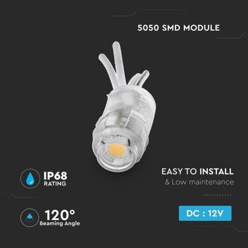 SMD5050 LED-Modul, 1 LED, 12Vdc,...