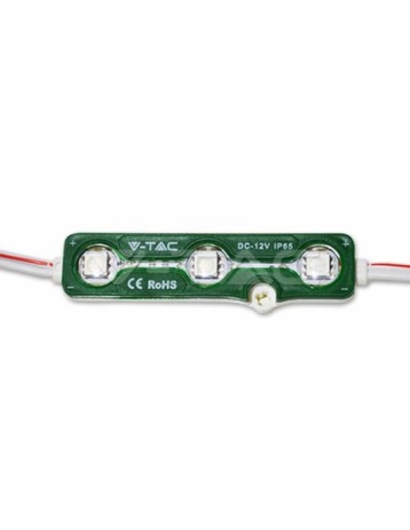 SMD5050 LED-Modul, 3 Leds, 12Vdc, 0,72W, grün, IP67 - V-TAC VT-50503 5117