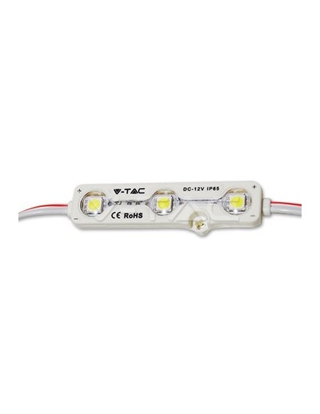 SMD5050 LED-Modul, 3 Leds, 12Vdc, 0.72W, kaltweiß 6000K, IP67 - V-TAC VT-50503 5116
