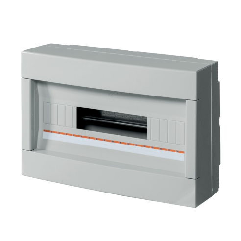 Wall switchboard, 18 modules, grey,...