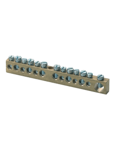 12-hole brass terminal...