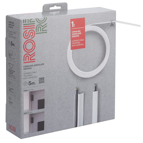 Adhesive mini duct, 15x32mm, angled,...