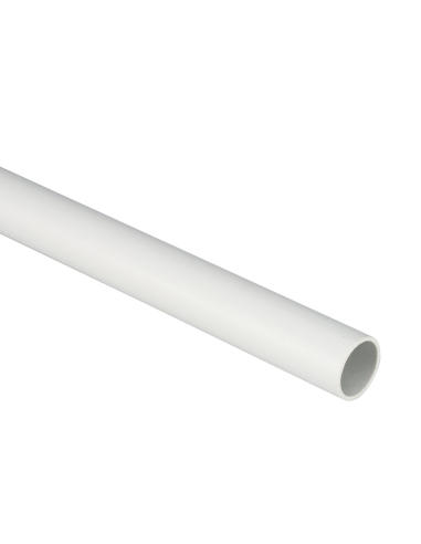 Tubo rigido protettivo in PVC liscio, ⌀16mm, grigio, classificazione 33211,  2 metri, serie TG15 - Elettrocanali