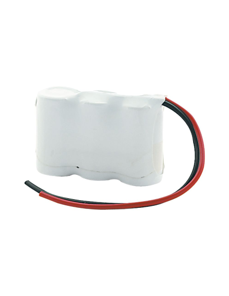 Pacco batteria Ni-Cd, 3,6V 2000mAh, 3 batterie SC, con cavi