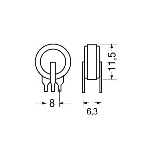 Pacco batteria Ni-Mh, 1,2V 40mAh, 3...