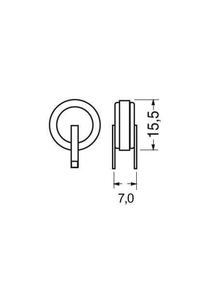 Batterie Ni-Mh, 1.2V 80mAh, pattes à souder